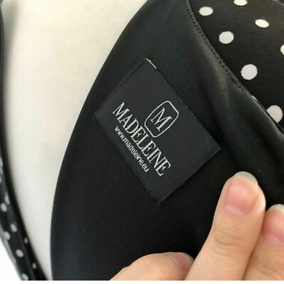 MADELEINE Fit&Flared Polka Dot Spotted Dress Size 14 UK - Picture 10 of 10